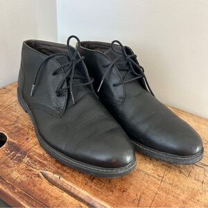 Timberland black lace up shoes men's sz 11